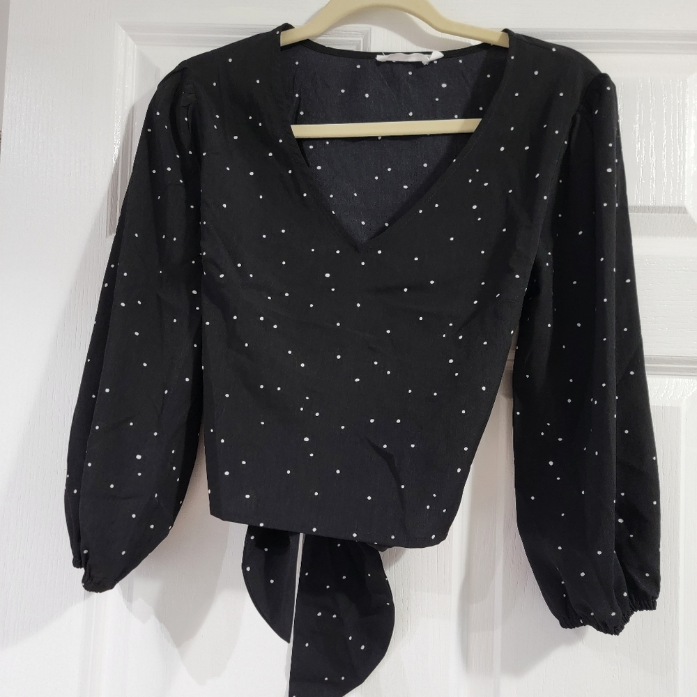 Lush Tie Back Cropped Top